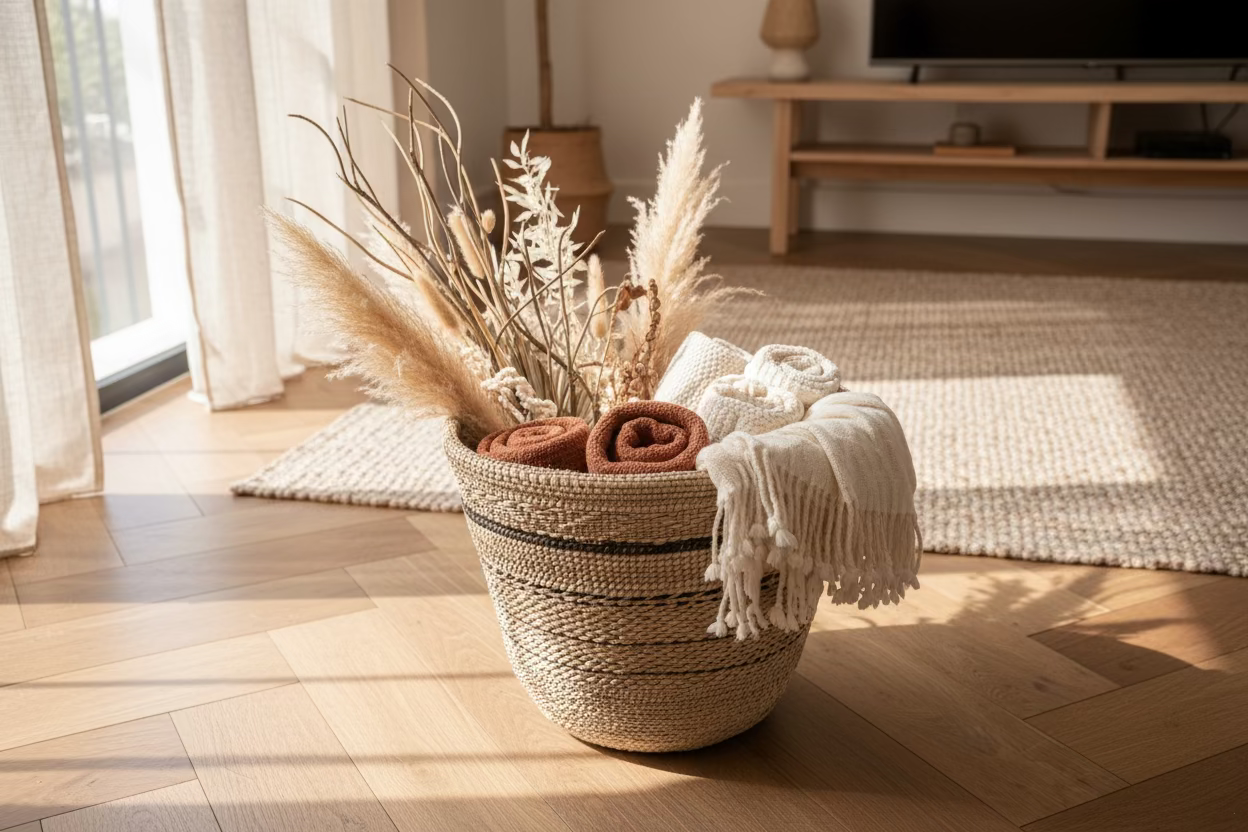 Handwoven Utility & Storage Basket