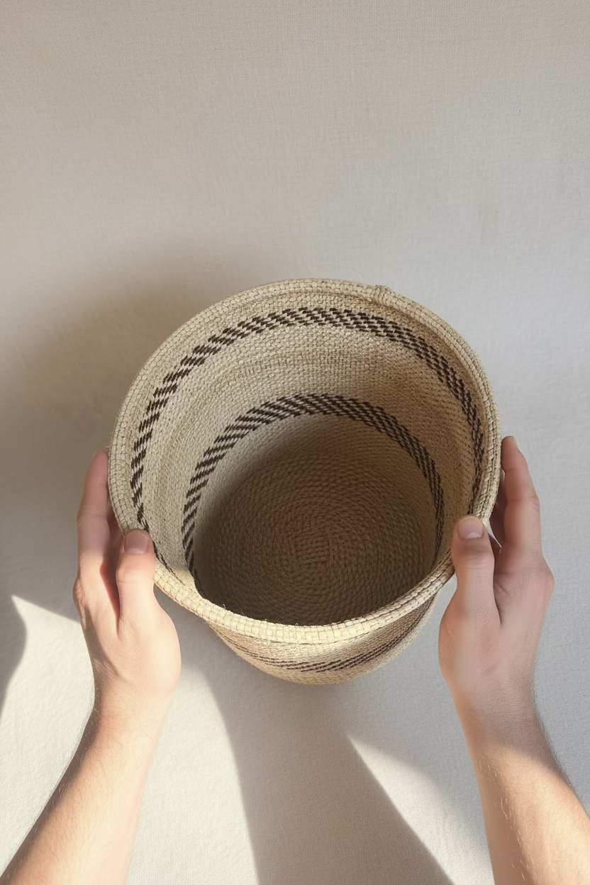 Handwoven Utility & Storage Basket