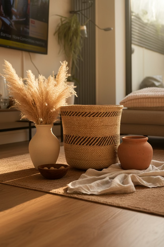 Handwoven Utility & Storage Basket