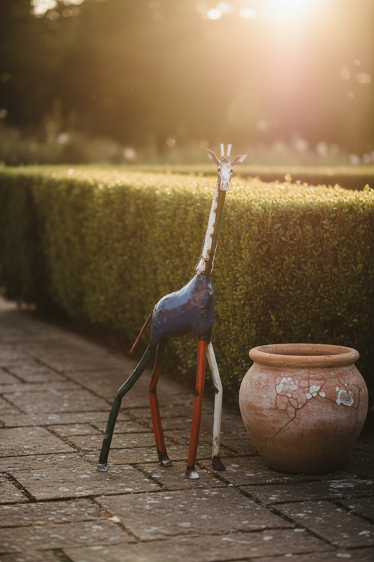 Recycled Metal Giraffe